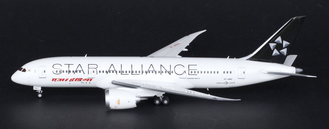 JC Wings 1:200 Air India Boeing B787-8 Dreamliner "Star Alliance" VT-ANU (XX2953) - Image 5