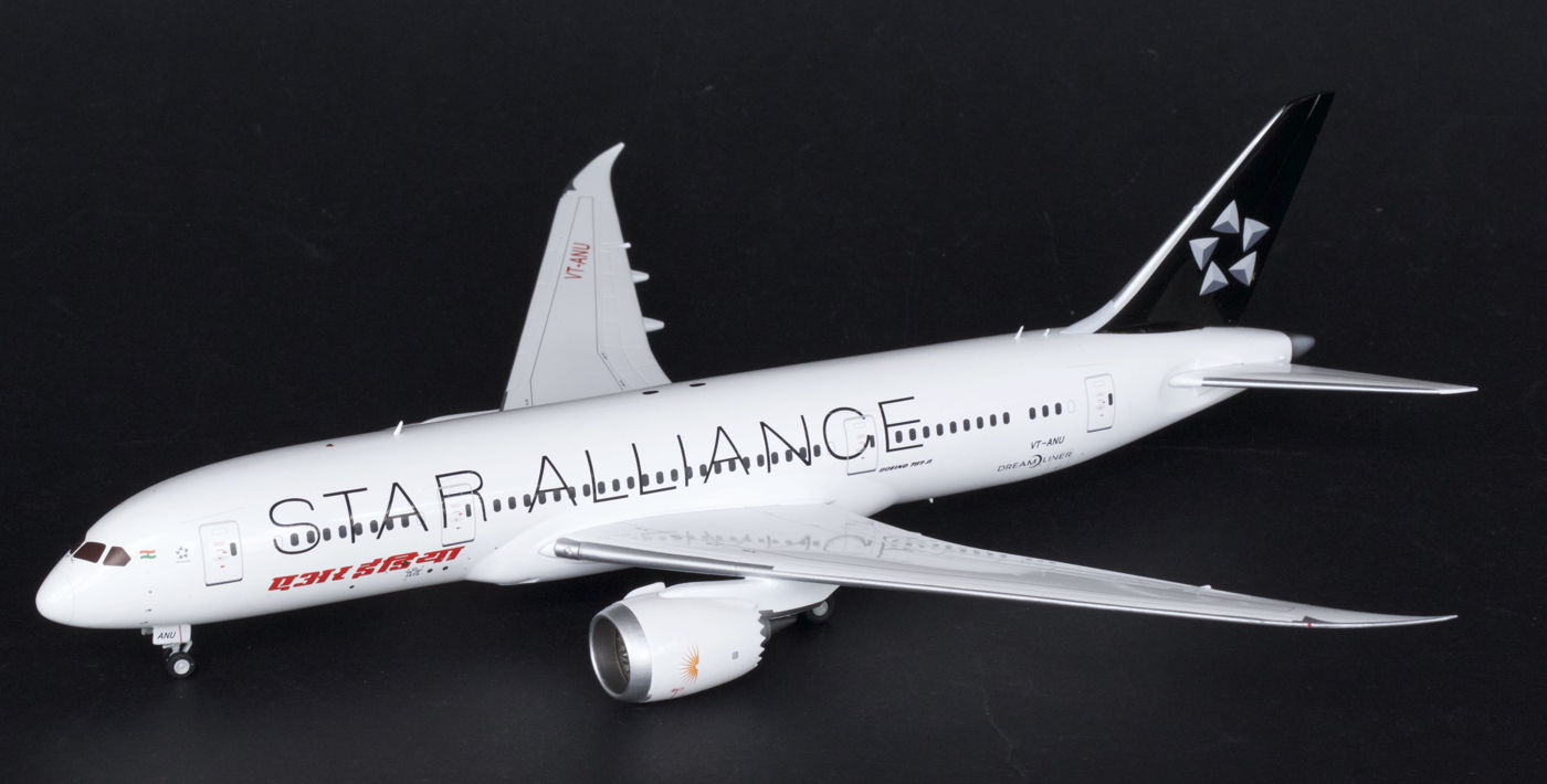 JC Wings 1:200 Air India Boeing B787-8 Dreamliner "Star Alliance" VT-ANU (XX2953) - Image 7