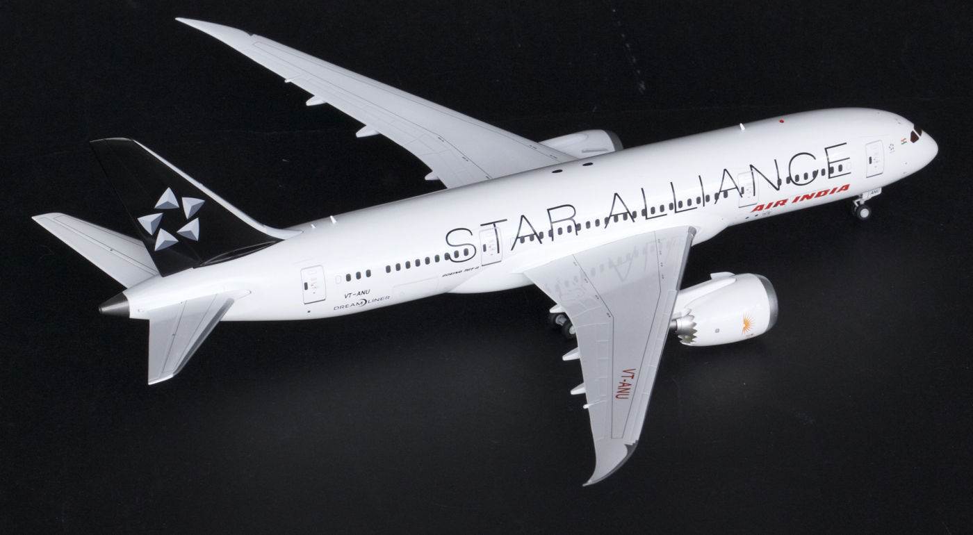 JC Wings 1:200 Air India Boeing B787-8 Dreamliner "Star Alliance" VT-ANU (XX2953) - Image 9
