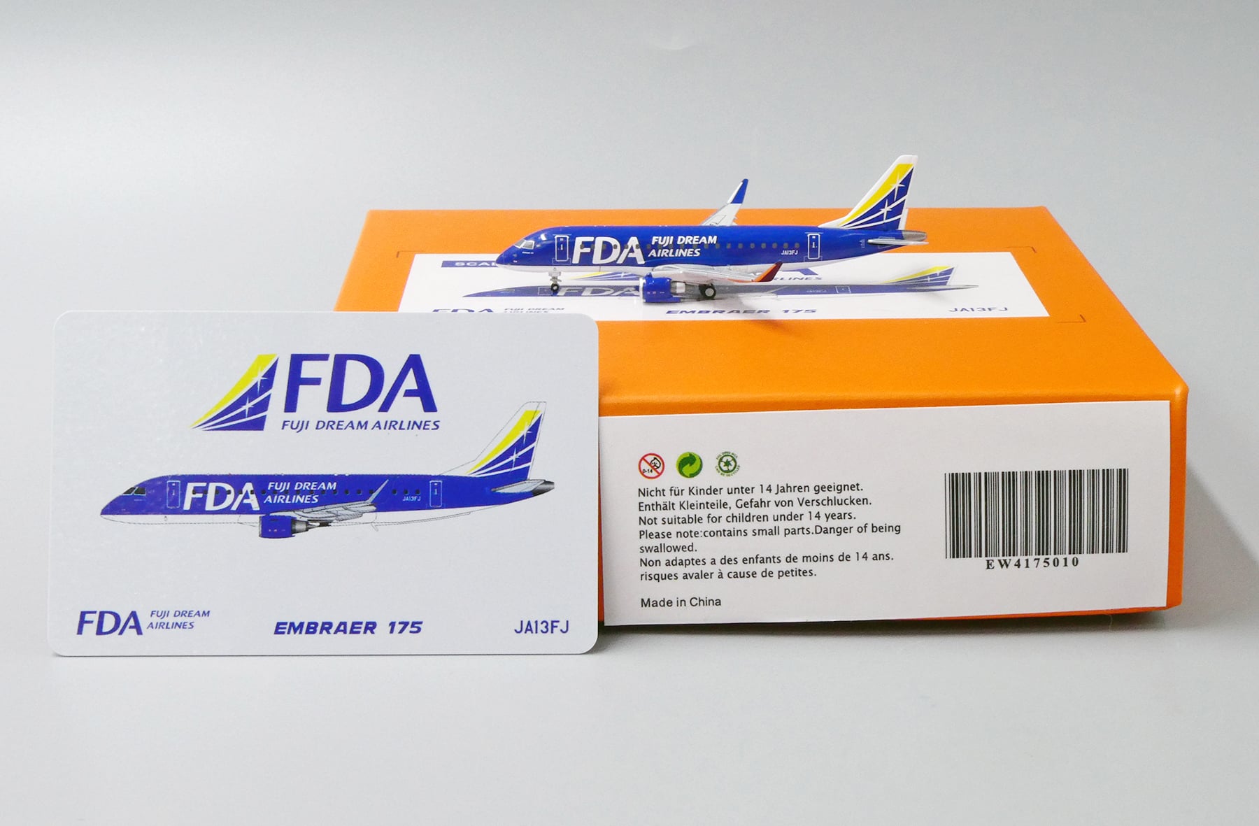 1/200 エンブラエル175 FDA 13号機 ネイビーブルー JA13FJ