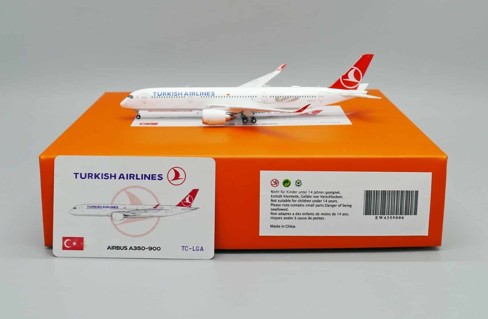 JC Wings 1:400 Turkish Airlines Airbus A350-900 XWB 'Delivery 