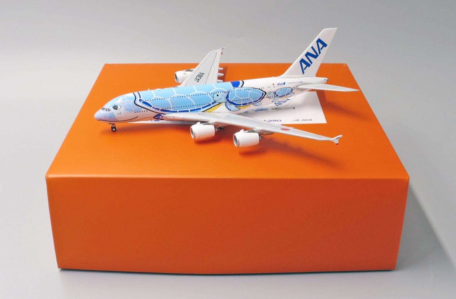 JC Wings 1:400 ANA All Nippon Airways Airbus A380-800 'Flying Honu - Lani'  JA381A (EW4388002) - Collectable Aircraft Wings Australia