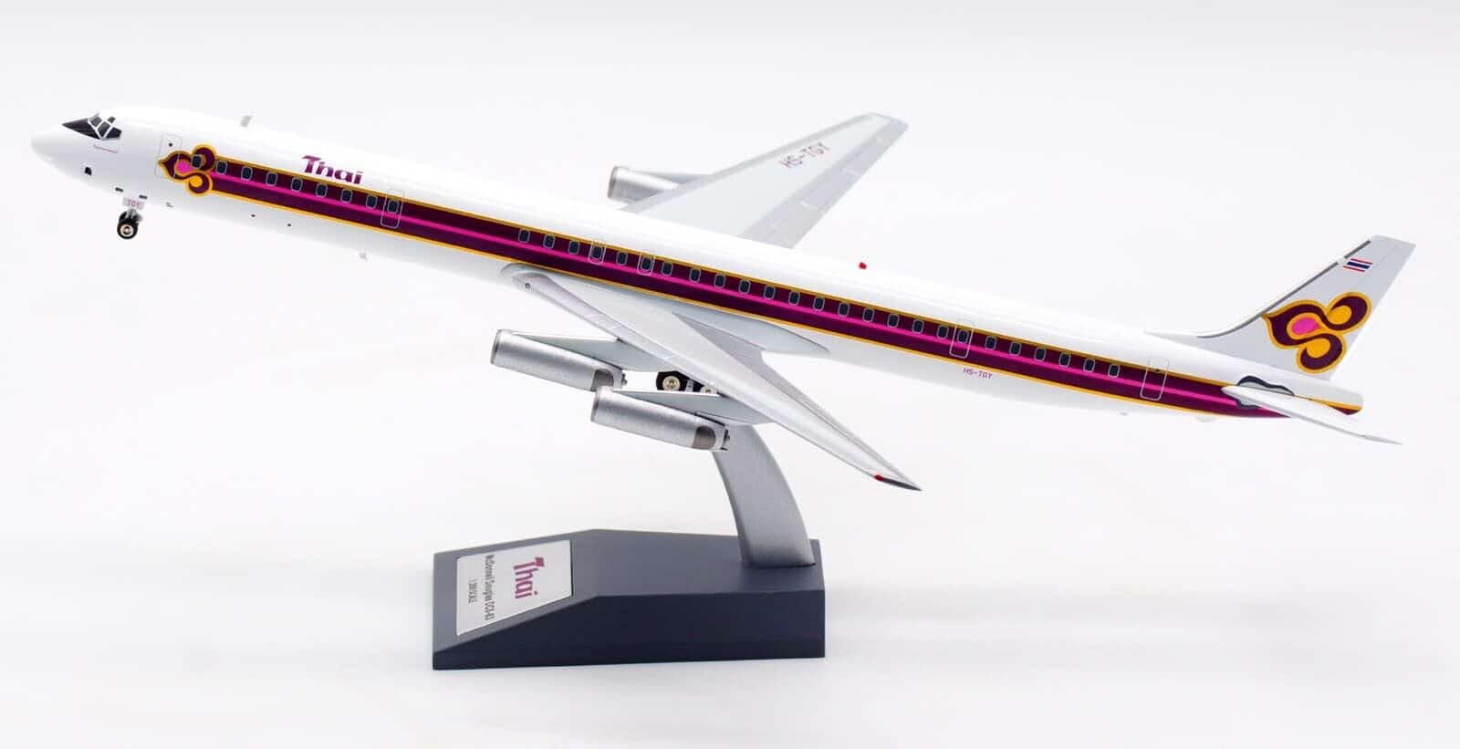 InFlight 200 1:200 Thai Airways International Douglas DC-8-63  'Pathoomawadi' HS-TGY (IFDC863TG1222) - Collectable Aircraft Wings Australia