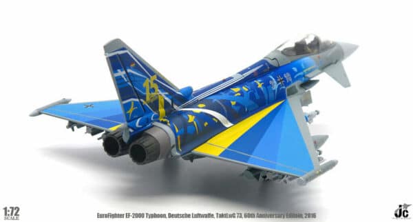 JC Wings Military 1:72 Luftwaffe (German Air Force) Eurofighter EF-2000 Typhoon S '60th Anniversary', TAFW 73, Rostock–Laage 31-18 (JCW-72-2000-008) - Image 5
