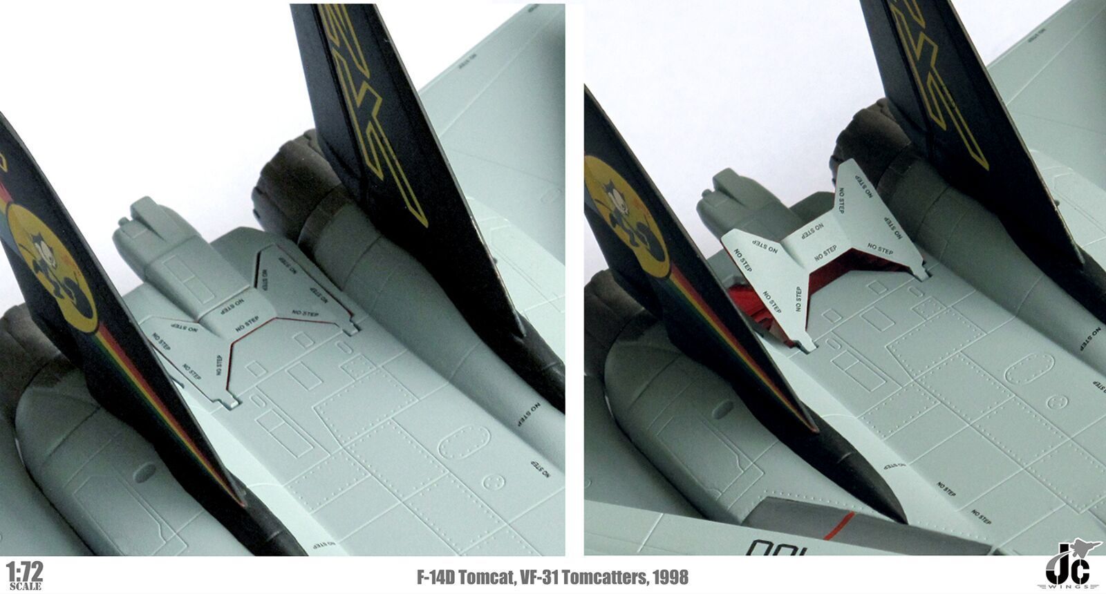 JC Wings Military 1:72 United States Navy (USN) Grumman F-14D Tomcat, VF-31 "Tomcatters" 164348 (JCW-72-F14-001) - Image 6