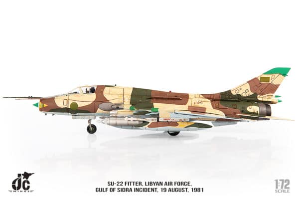 JC Wings Military 1:72 Libyan Air Force Sukhoi Su-22 Fitter 'Gulf of Sidra Incident' (JCW-72-SU20-001)