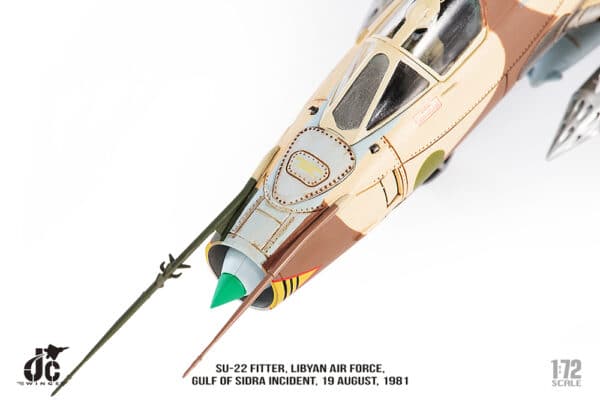 JC Wings Military 1:72 Libyan Air Force Sukhoi Su-22 Fitter 'Gulf of Sidra Incident' (JCW-72-SU20-001) - Image 4