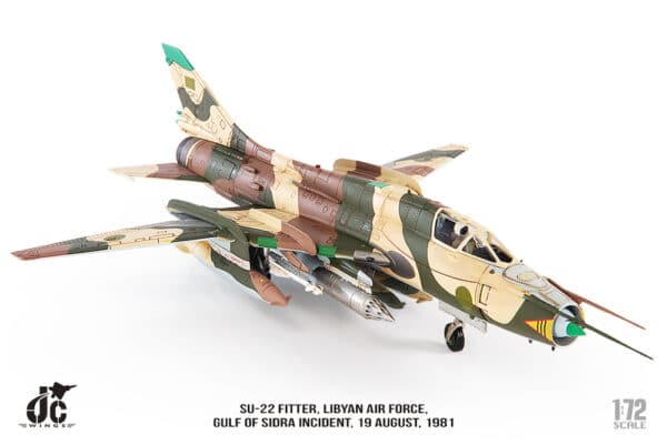 JC Wings Military 1:72 Libyan Air Force Sukhoi Su-22 Fitter 'Gulf of Sidra Incident' (JCW-72-SU20-001) - Image 3