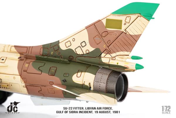 JC Wings Military 1:72 Libyan Air Force Sukhoi Su-22 Fitter 'Gulf of Sidra Incident' (JCW-72-SU20-001) - Image 5