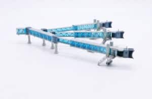 JC Wings Airport 1:400 Aircraft Passenger Aerobridge "A380 Type - Blue" (LH4219)