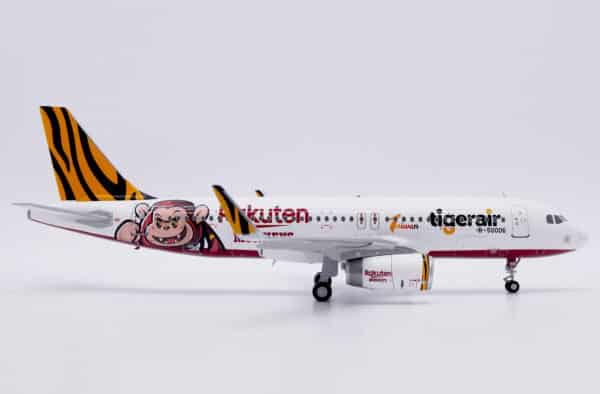 JC Wings 1:200 Tigerair Taiwan Airbus A320-200S "Rakuten Monkeys" B-50006 (EW2320015) - Image 2