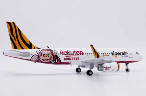 JC Wings 1:200 Tigerair Taiwan Airbus A320-200S "Rakuten Monkeys" B-50006 (EW2320015) - Image 6