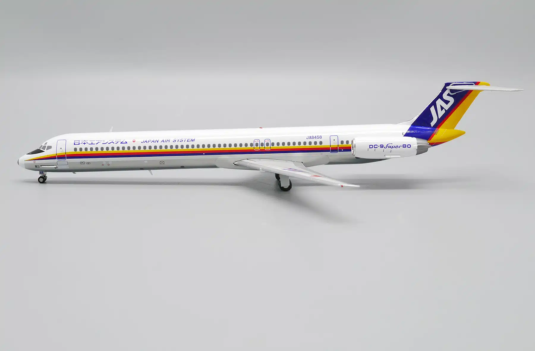 JC Wings 1:200 Japan Air System (JAS) McDonnell Douglas MD-81 JA8458 (EW2M81001)