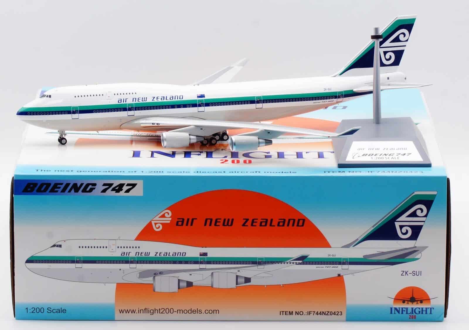 InFlight 200 1:200 Air New Zealand Boeing B747-400 ZK-SUI 