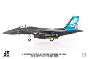 JC Wings Military 1:72 Republic of Singapore Air Force (RSAF) McDonnell Douglas F-15SG Strike Eagle "RSAF 55th Anniversary" 8317 (JCW-72-F15-031)