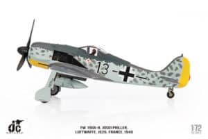 JC Wings Military 1:72 Luftwaffe Focke-Wulf FW 190A-8 "Josef 'Pips' Priller" 170346 / 13 (JCW-72-FW190-003)