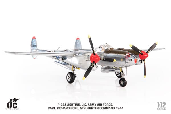 JC Wings Military 1:72 United States Army Air Force (USAAF) Lockheed P-38J Lightning "Marge" 42-103993 (JCW-72-P38-003) - Image 8