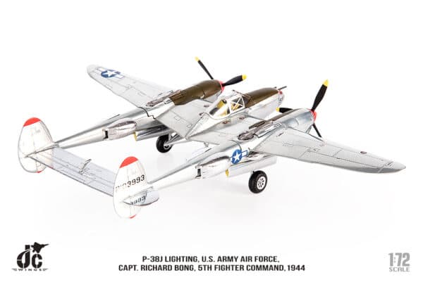 JC Wings Military 1:72 United States Army Air Force (USAAF) Lockheed P-38J Lightning "Marge" 42-103993 (JCW-72-P38-003) - Image 12