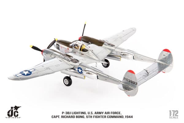 JC Wings Military 1:72 United States Army Air Force (USAAF) Lockheed P-38J Lightning "Marge" 42-103993 (JCW-72-P38-003) - Image 13