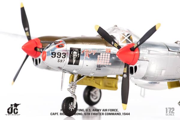 JC Wings Military 1:72 United States Army Air Force (USAAF) Lockheed P-38J Lightning "Marge" 42-103993 (JCW-72-P38-003) - Image 14