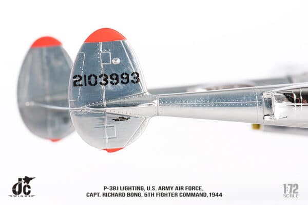 JC Wings Military 1:72 United States Army Air Force (USAAF) Lockheed P-38J Lightning "Marge" 42-103993 (JCW-72-P38-003) - Image 15