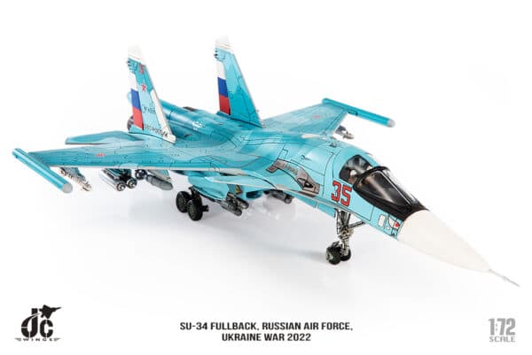 JC Wings Military 1:72 Russian Air Force Sukhoi Su-34 Fullback, Ukraine Invasion, 2022 Red 35 RF-81255 (JCW-72-SU34-008) - Image 13