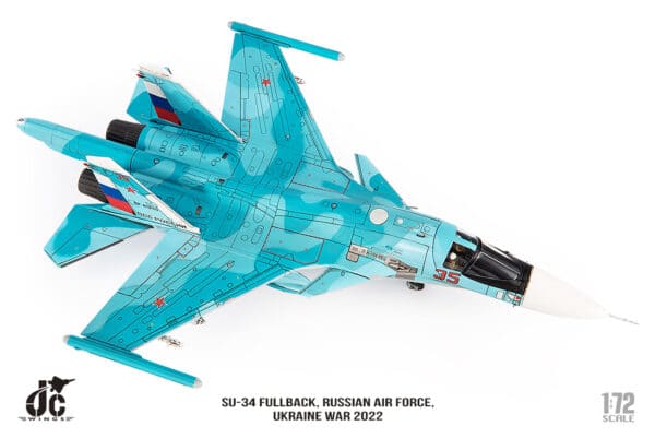 JC Wings Military 1:72 Russian Air Force Sukhoi Su-34 Fullback, Ukraine Invasion, 2022 Red 35 RF-81255 (JCW-72-SU34-008) - Image 15