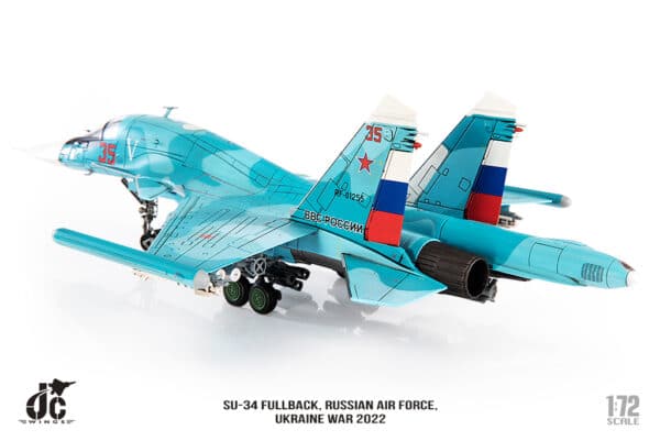 JC Wings Military 1:72 Russian Air Force Sukhoi Su-34 Fullback, Ukraine Invasion, 2022 Red 35 RF-81255 (JCW-72-SU34-008) - Image 21