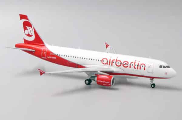 JC Wings 1:200 Air Berlin Airbus A320-200 "Last Commercial Flight" D-ABNW (LH2201) - Image 5