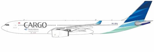 NG Model 1:400 Garuda Indonesia Airbus A330-300 Preighter PK-GPA (NG62057)