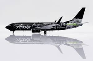JC Wings 1:200 Alaska Airlines Boeing B737-800S "Galaxy's Edge - Flaps Up" N538AS (SA2014)