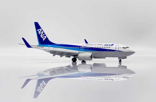 JC Wings 1:200 ANA All Nippon Airways Boeing B737-700w "Aviationtag Edition - Flaps Down" JA02AN (SA2023A) - Image 6