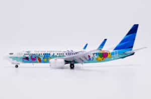 JC Wings 1:200 Garuda Indonesia Boeing B737-800w "Pikachu Jet GA-1 - Flaps Down" PK-GMU (SA2064A)
