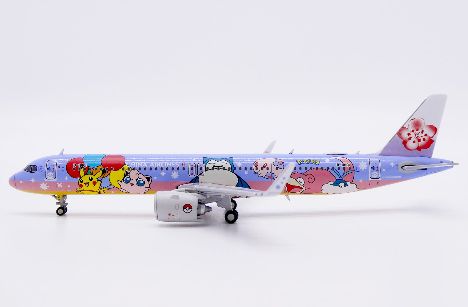 JC Wings 1:400 China Airlines Airbus A321neo "Pikachu Jet CI" B-18101 (SA4013)