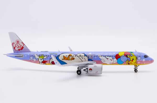 JC Wings 1:400 China Airlines Airbus A321neo "Pikachu Jet CI" B-18101 (SA4013) - Image 2