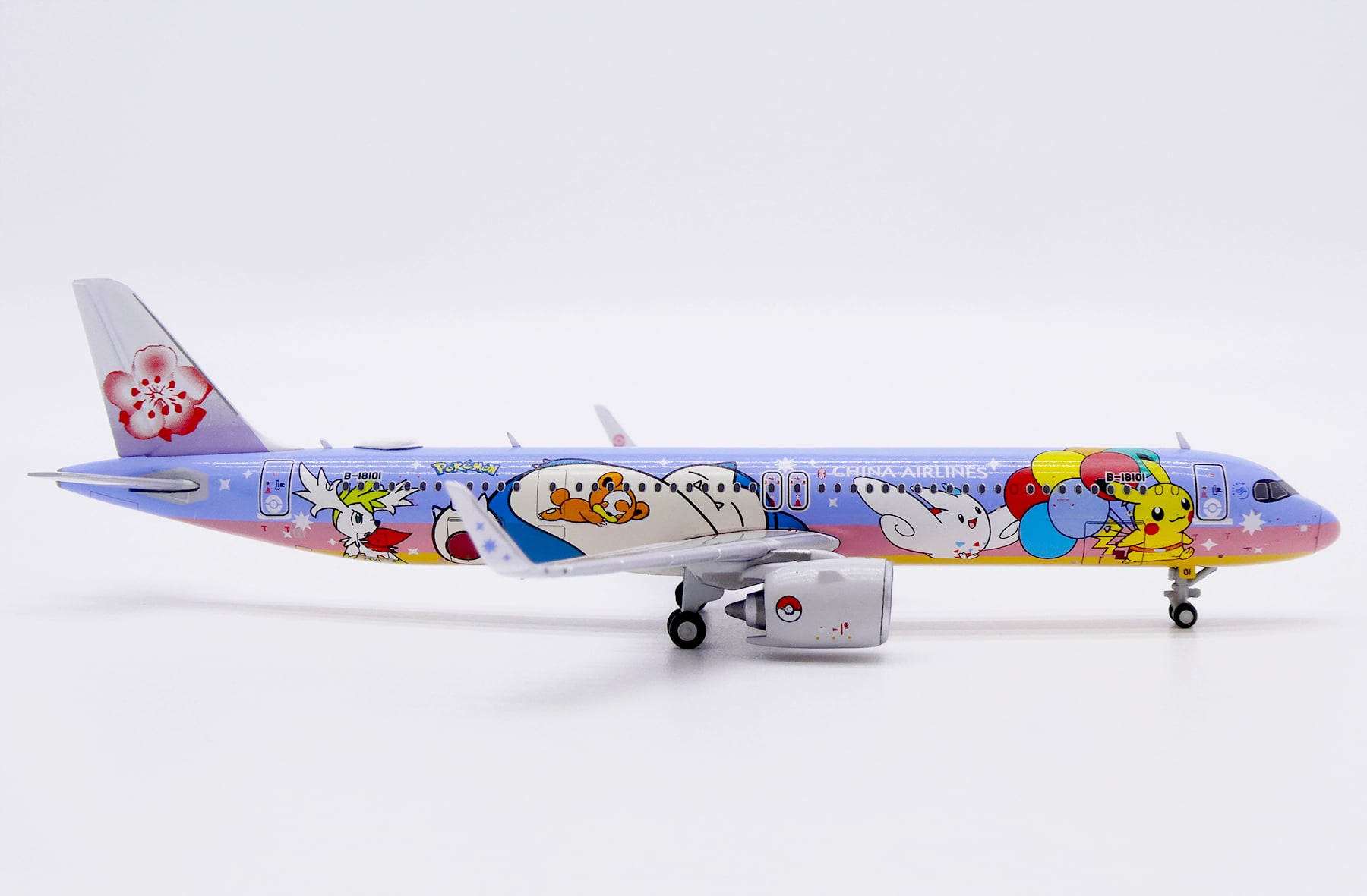 JC Wings 1:400 China Airlines Airbus A321neo "Pikachu Jet CI" B-18101 (SA4013) - Image 2