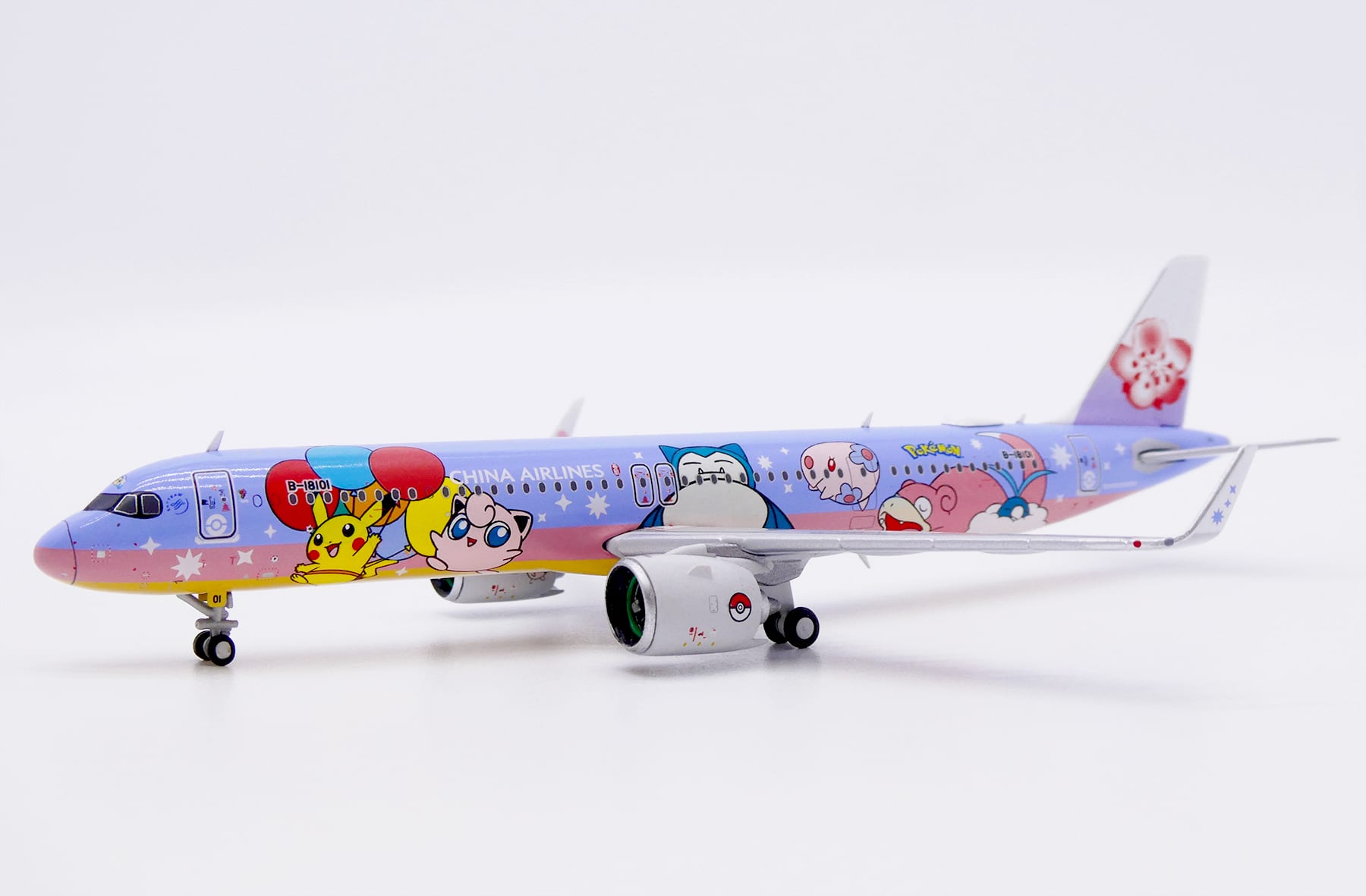 JC Wings 1:400 China Airlines Airbus A321neo "Pikachu Jet CI" B-18101 (SA4013) - Image 3