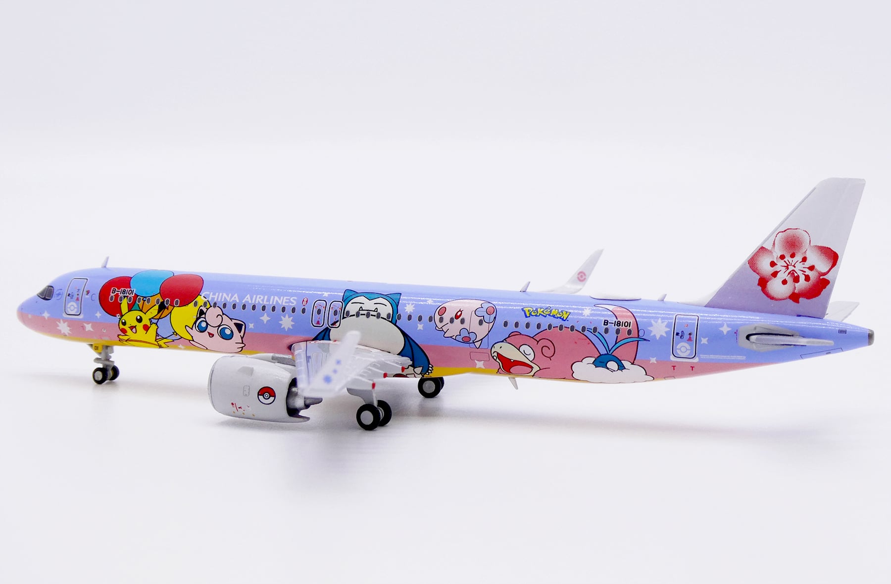 JC Wings 1:400 China Airlines Airbus A321neo "Pikachu Jet CI" B-18101 (SA4013) - Image 5