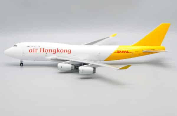 JC Wings 1:200 Air Hong Kong (DHL) Boeing B747-400(BCF) B-HOU (XX2714)