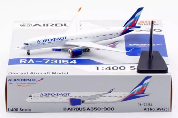 Aviation 400 1:400 Aeroflot - Russian Airlines Airbus A350-900 XWB RA-73154 (AV4255)