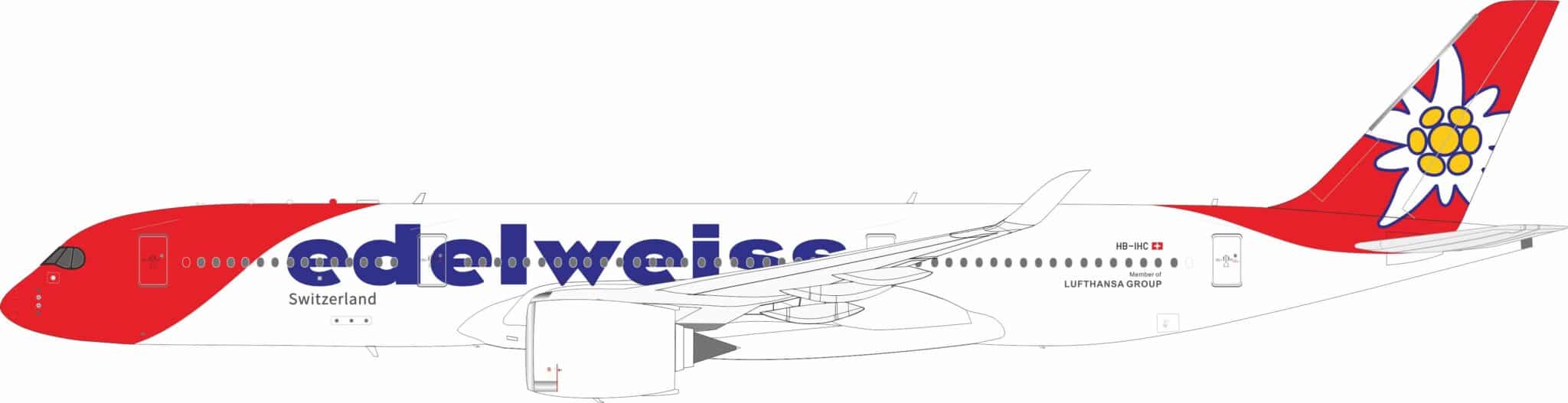 InFlight 200 1:200 Edelweiss Air Airbus A350-900 XWB 