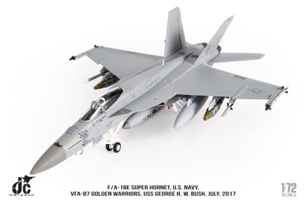 JC Wings Military 1:72 United States Navy (USN) Boeing F/A-18E Super Hornet, VFA-87 "Golden Warriors" 168912 (JCW-72-F18-021) - Image 5