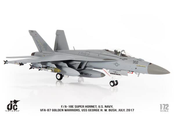 JC Wings Military 1:72 United States Navy (USN) Boeing F/A-18E Super Hornet, VFA-87 "Golden Warriors" 168912 (JCW-72-F18-021) - Image 7