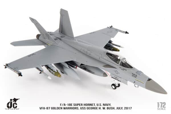 JC Wings Military 1:72 United States Navy (USN) Boeing F/A-18E Super Hornet, VFA-87 "Golden Warriors" 168912 (JCW-72-F18-021) - Image 9