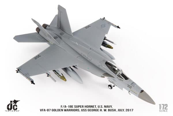 JC Wings Military 1:72 United States Navy (USN) Boeing F/A-18E Super Hornet, VFA-87 "Golden Warriors" 168912 (JCW-72-F18-021) - Image 10