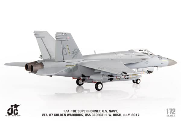 JC Wings Military 1:72 United States Navy (USN) Boeing F/A-18E Super Hornet, VFA-87 "Golden Warriors" 168912 (JCW-72-F18-021) - Image 13
