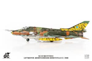 JC Wings Military 1:72 Luftwaffe (German Air Force) Sukhoi Su-22M4 Fitter-K "Last Flight" 98+14 (JCW-72-SU20-004)