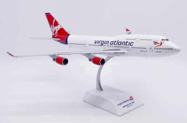 JC Wings 1:200 Virgin Atlantic Boeing B747-400 "Tinker Belle - Flaps Up" G-VBIG (XX20459) - Image 8