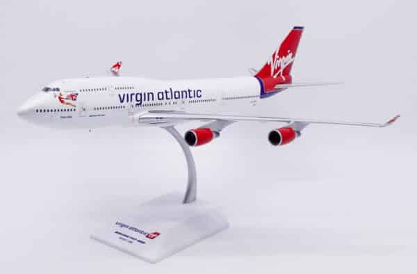 JC Wings 1:200 Virgin Atlantic Boeing B747-400 "Tinker Belle - Flaps Up" G-VBIG (XX20459) - Image 9