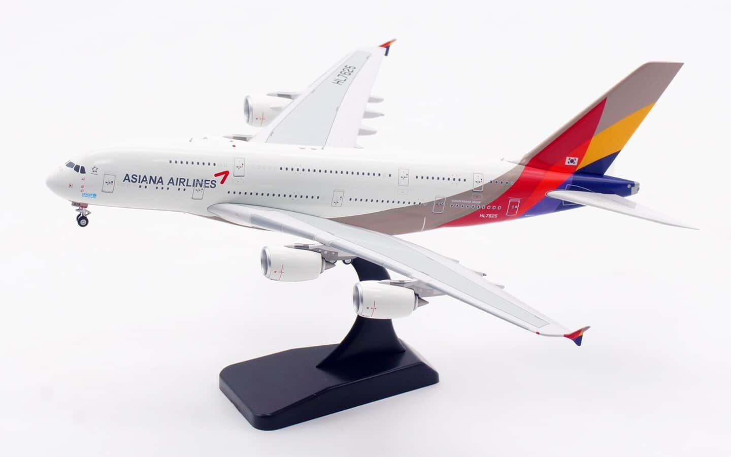Aviation 400 1:400 Asiana Airlines Airbus A380-800 HL7625 (AV4283) - Image 2